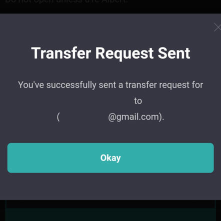 Bukti transfer.